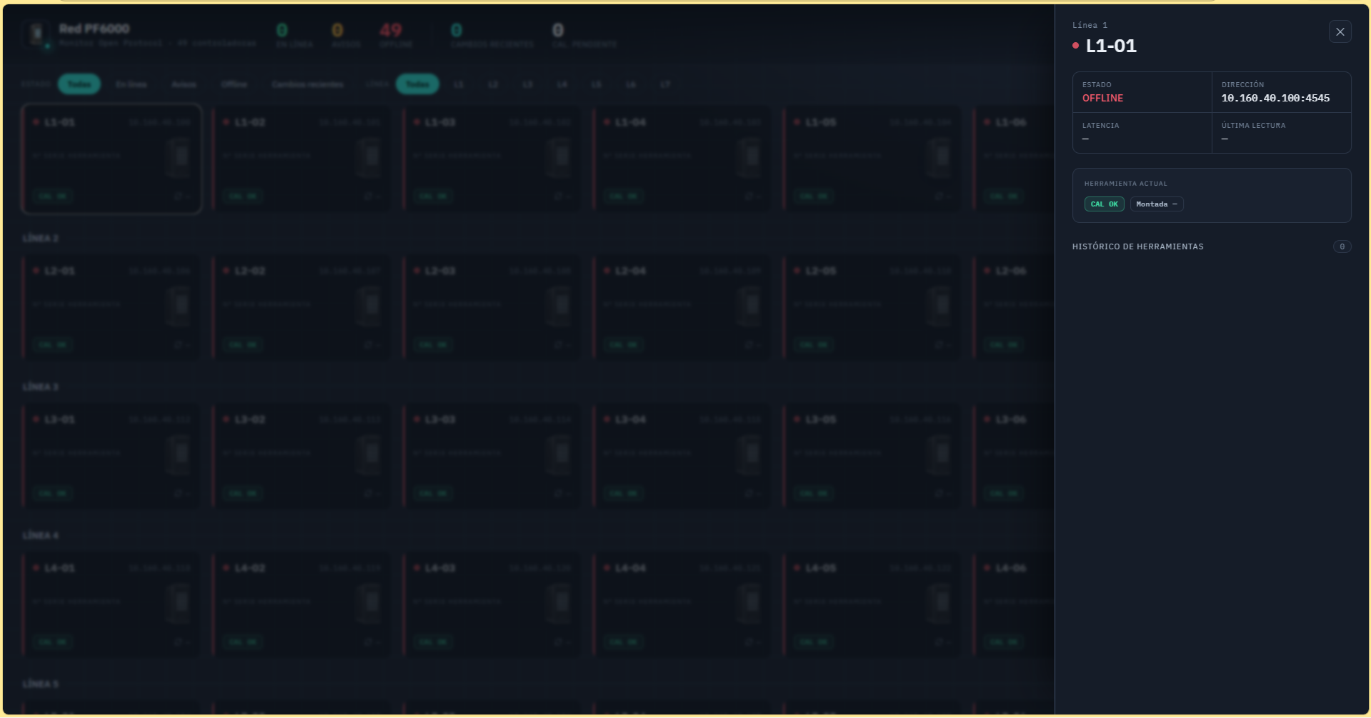 Control de proceso y trazabilidad de herramientas de sujeccion Atlas Copco — Screenshot 2