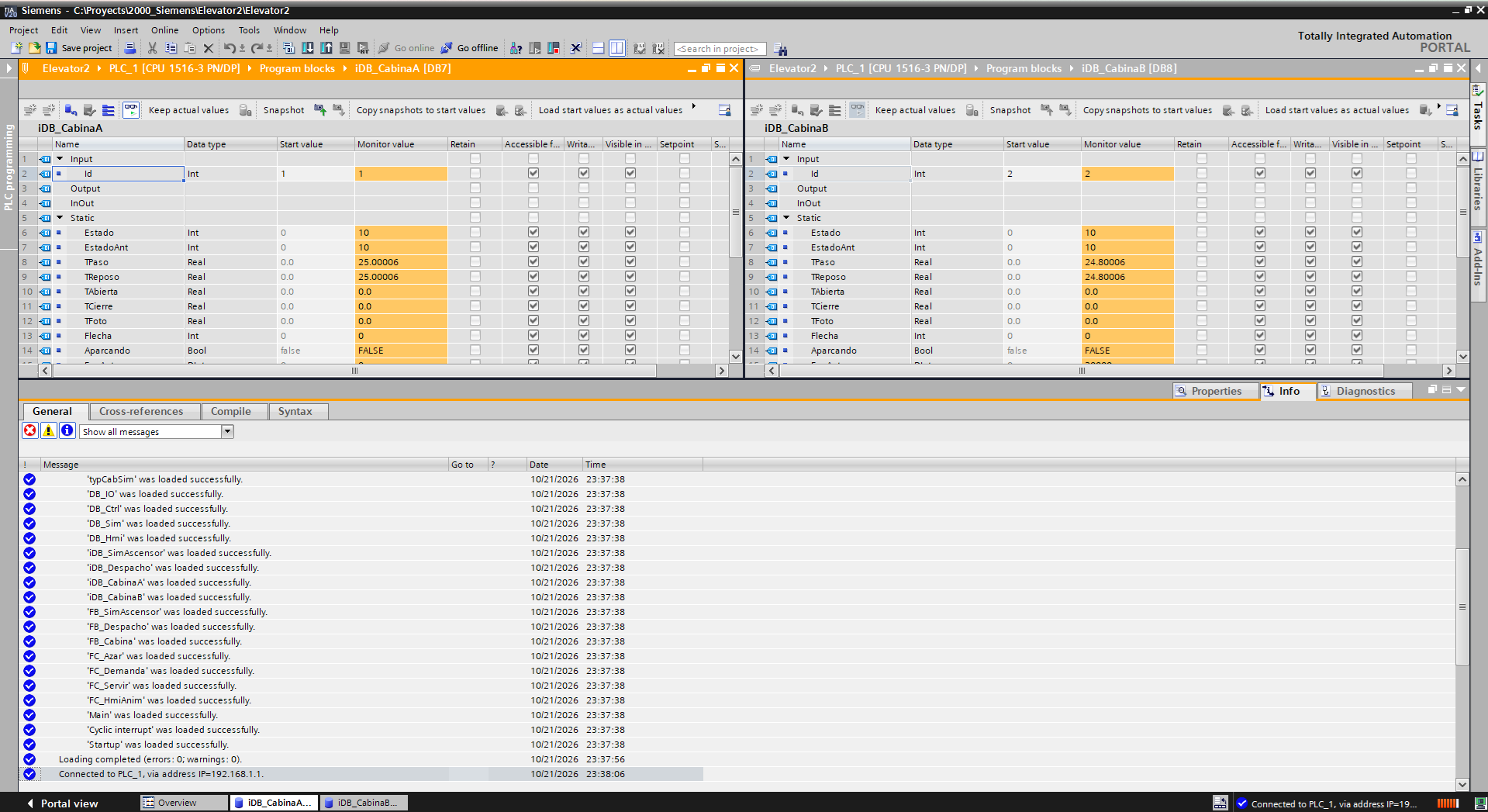 Automatic elevator control — Screenshot 2