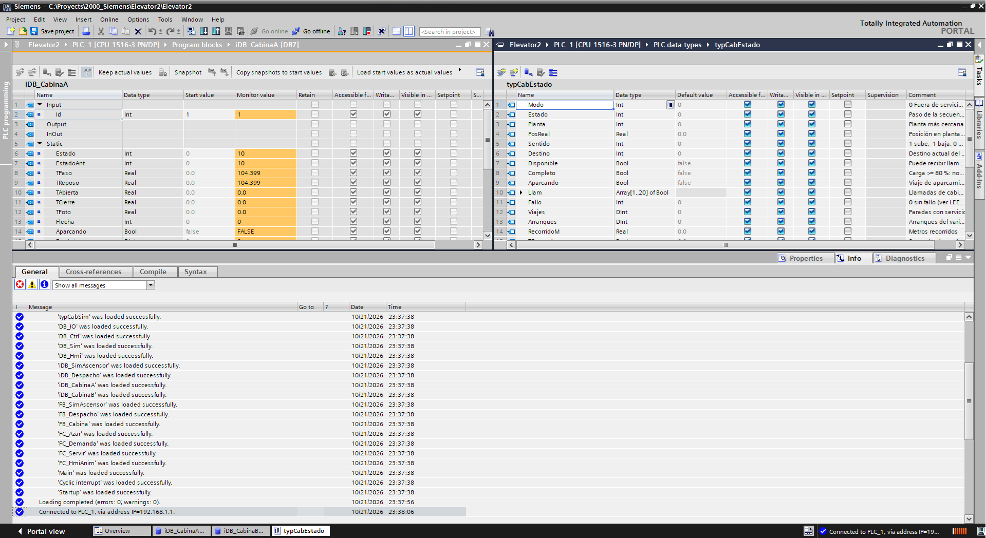 Automatic elevator control — Screenshot 3