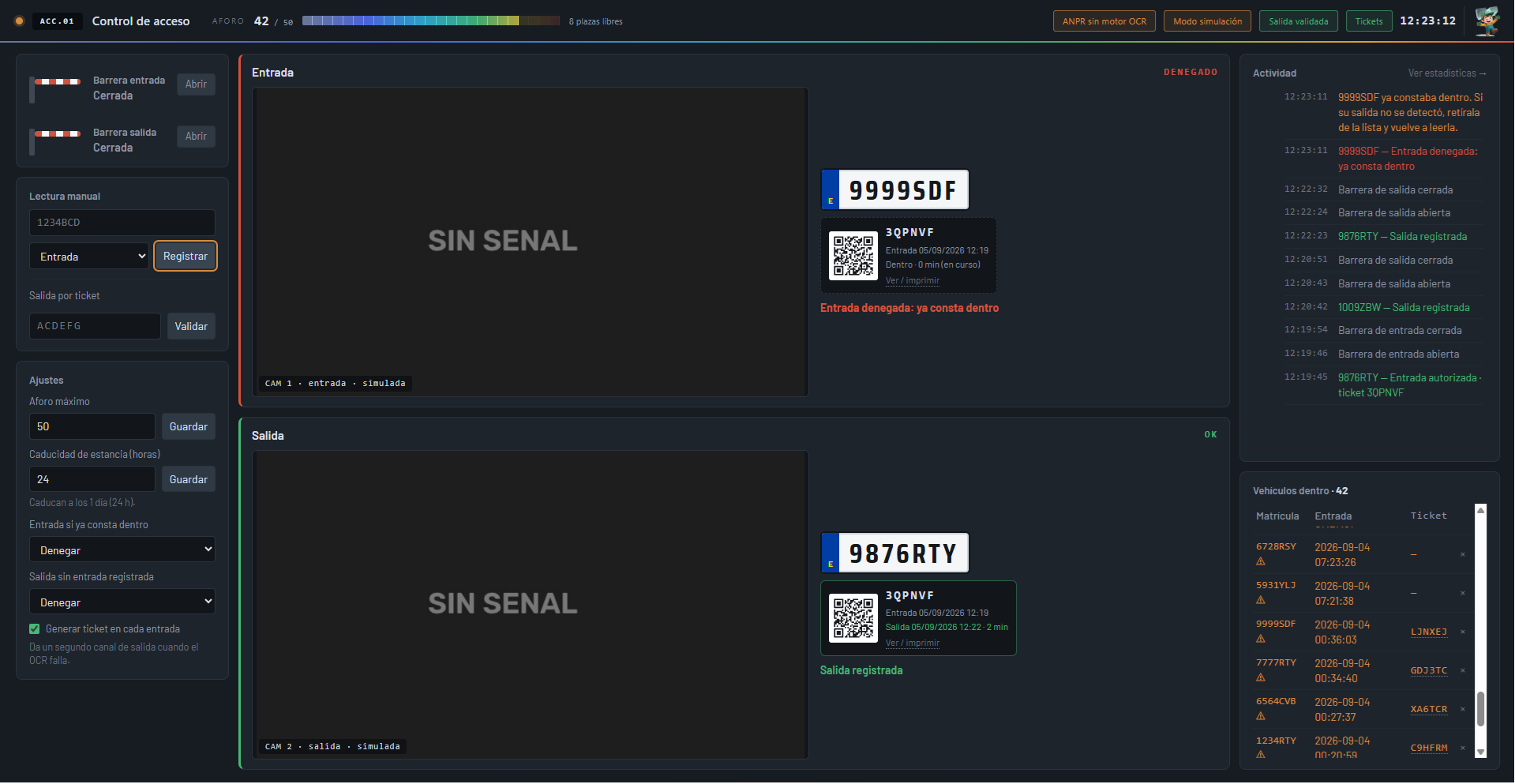 controlacceso — Screenshot 14