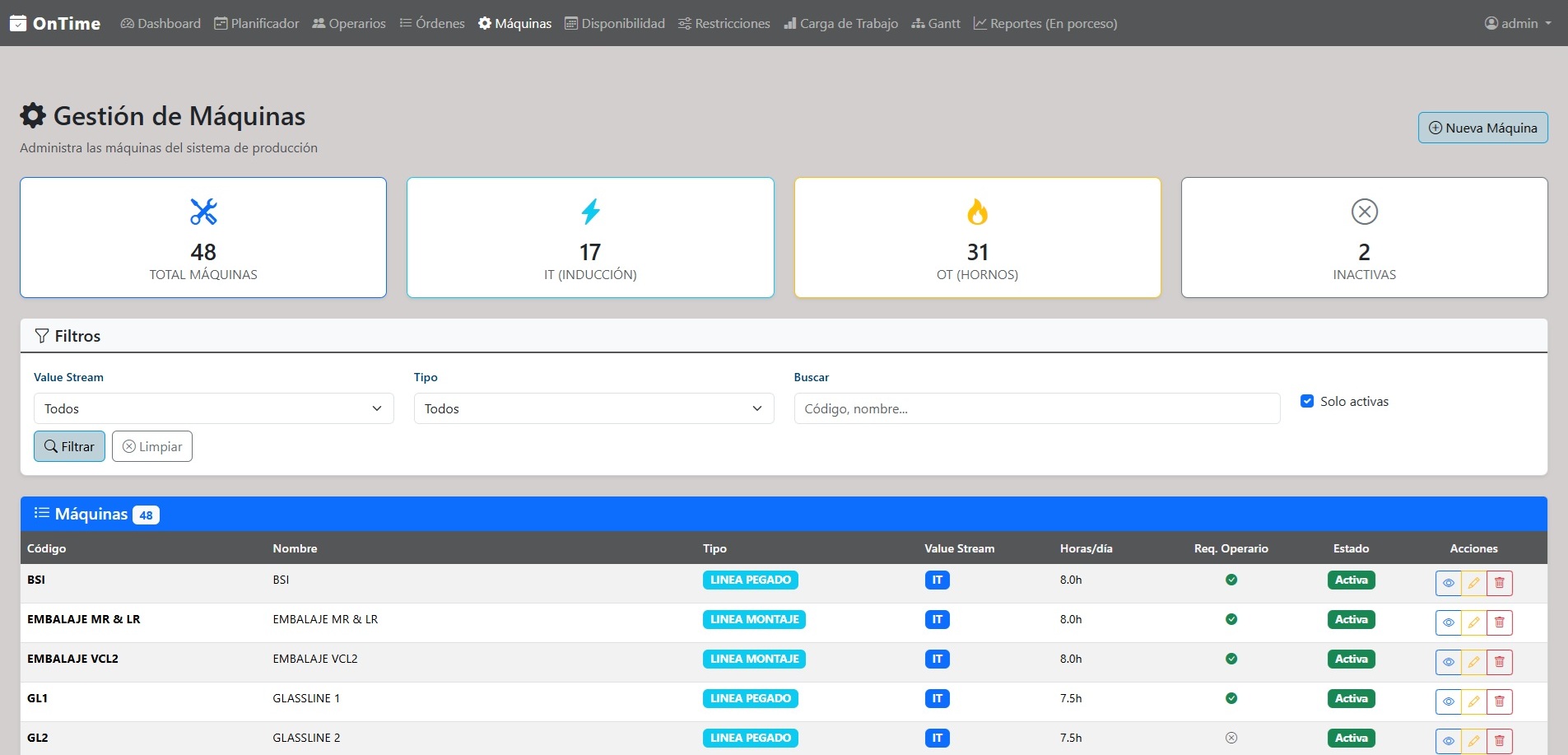 Planificador de Turnos + Órdenes — Screenshot 3