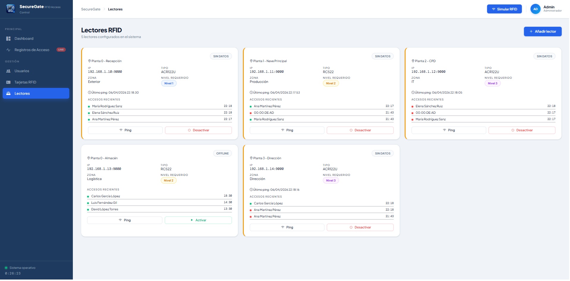 RFID Secure Gate — Screenshot 4
